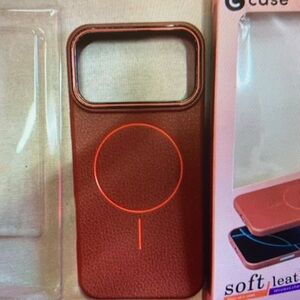 Case-Mate Leather Phone Case - Brown